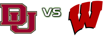 Denver Pioneers - Wisconsin Badgers head to head game preview and prediction