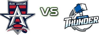 Allen Americans - Wichita Thunder head to head game preview and prediction