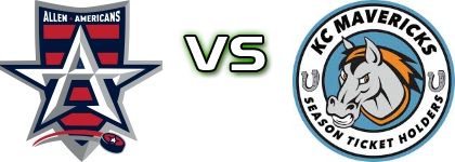 Allen Americans - Kansas City Mavericks head to head game preview and prediction