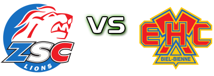 ZSC Lions - EHC Biel head to head game preview and prediction