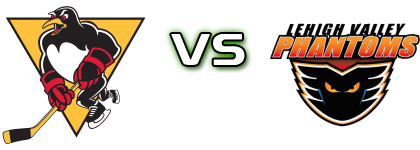 Wilkes Barre-Scranton Penguins - Lehigh Valley Phantoms head to head game preview and prediction