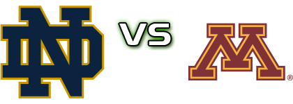 Notre Dame Fighting Irish - Minnesota Golden Gophers head to head game preview and prediction