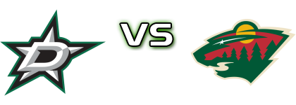 Dallas Stars - Minnesota Wild head to head game preview and prediction