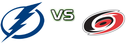 Tampa Bay Lightning - Carolina Hurricanes head to head game preview and prediction