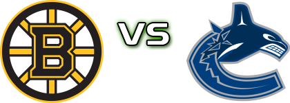 Boston Bruins - Vancouver Canucks head to head game preview and prediction