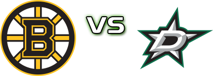 Boston Bruins - Dallas Stars head to head game preview and prediction