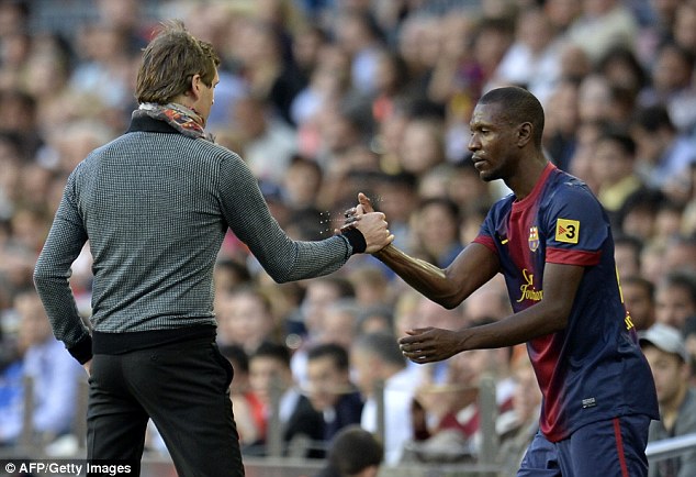 Eric Abidal wishes to end career in Barcelona