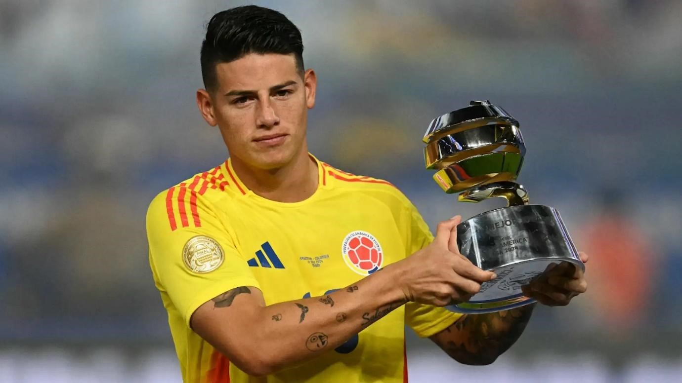 James Rodríguez - the best player of Copa América 2024