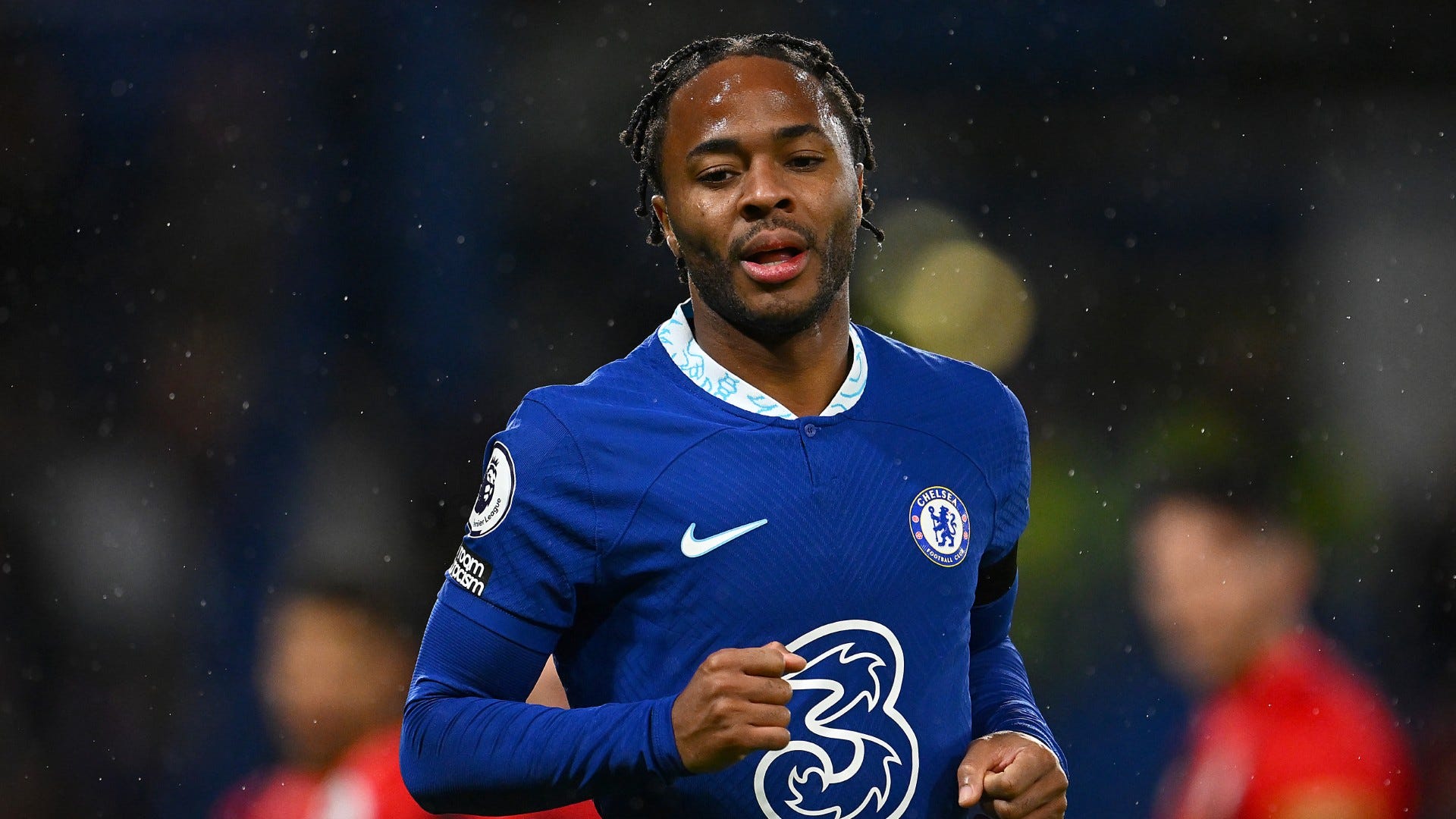 When did Chelsea forward Raheem Sterling last fail to hit double figures for goals scored?