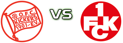 Offenbach - K'lautern II Spiel Prognosen und Statistiken