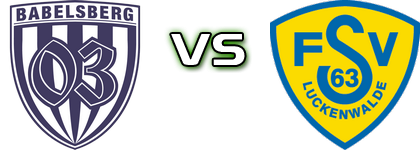SV Babelsberg 03 - Luckenwalde детайли и статистика SV Babelsberg 03 - Luckenwalde детайли и статистика