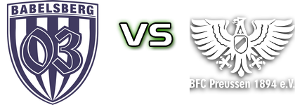 SV Babelsberg 03 - Preussen Berlin детайли и статистика SV Babelsberg 03 - Preussen Berlin детайли и статистика