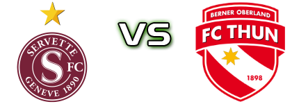 Servette - Thun Estatísticas e detalhes do jogo