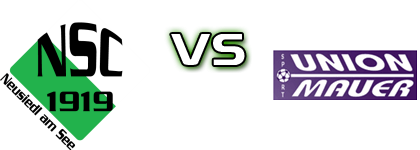 Neusiedl - Sportunion Mauer head to head game preview and prediction