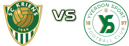 Kriens - Yverdon-Sport Statistiche e dettagli partita
