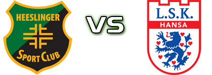 Heeslinger SC - Hansa Lüneburg head to head game preview and prediction Heeslinger SC - Hansa Lüneburg head to head game preview and prediction