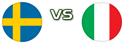 Sweden - Italy detalji utakmice i statistika Sweden - Italy detalji utakmice i statistika