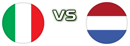 Italy - Netherlands head to head game preview and prediction
