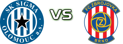 Sigma Olomouc - Zbrojovka Brno Statistiche e dettagli partita