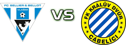 Sellier & Bellot Vlašim - Králův Dvůr head to head game preview and prediction
