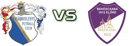 Kozármisleny - Békéscsaba Detalji meca I statistika.
