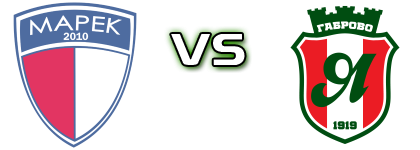 Marek - Yantra Gabrovo Estatísticas e detalhes do jogo