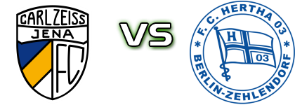Jena - Hertha 03 детайли и статистика