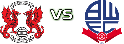 Leyton Orient - Bolton Spiel Prognosen und Statistiken Leyton Orient - Bolton Spiel Prognosen und Statistiken