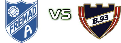 Fremad Amager - B 93 Statistiche e dettagli partita