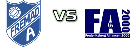 Fremad Amager - FA 2000 Detalles y estadisticas