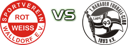 SV Rot-Weiss Walldorf - 1. Hanauer FC 93 Estatísticas e detalhes do jogo SV Rot-Weiss Walldorf - 1. Hanauer FC 93 Estatísticas e detalhes do jogo