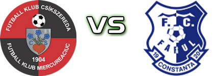 FK Csíkszereda - Farul Constanța детайли и статистика