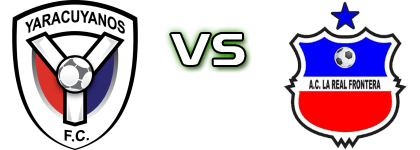 Yaracuyanos - Real Frontera FC Statistiche e dettagli partita