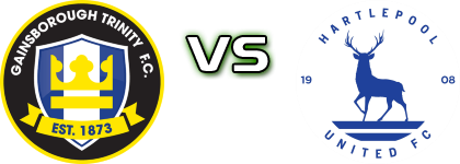 Gainsborough - Hartlepool Estatísticas e detalhes do jogo