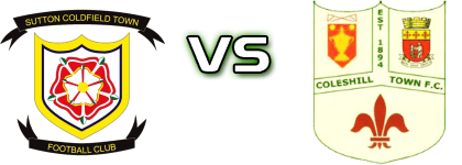 Sutton - Coleshill Statistiche e dettagli partita