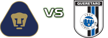 Pumas UNAM - Querétaro head to head game preview and prediction