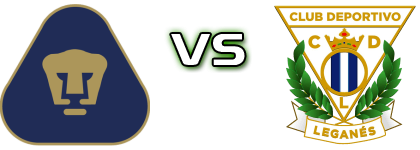 Pumas UNAM - Leganés детайли и статистика