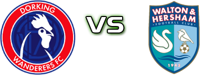 Dorking Wanderers - Walton & Hersham Detalles y estadisticas Dorking Wanderers - Walton & Hersham Detalles y estadisticas