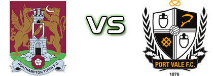 Northampton - Port Vale Estatísticas e detalhes do jogo