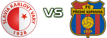 Slavia Karlovy Vary - Kopanina детайли и статистика