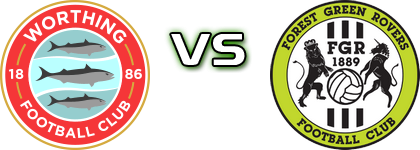 Worthing - Forest Green детайли и статистика Worthing - Forest Green детайли и статистика