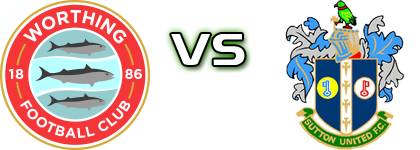 Worthing - Sutton Spiel Prognosen und Statistiken