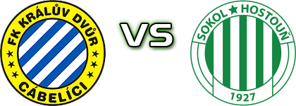 Králův Dvůr - Sokol Hostouň детайли и статистика Králův Dvůr - Sokol Hostouň детайли и статистика