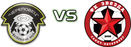 FC Cherepovets-Vityaz - Zvezda St. Petersburg Spiel Prognosen und Statistiken FC Cherepovets-Vityaz - Zvezda St. Petersburg Spiel Prognosen und Statistiken
