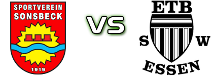 Sonsbeck - SW Essen Detalji meca I statistika.