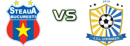 CSA Steaua București - Stefanestii  head to head game preview and prediction