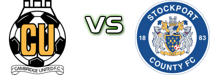 Cambridge - Stockport Statistiche e dettagli partita