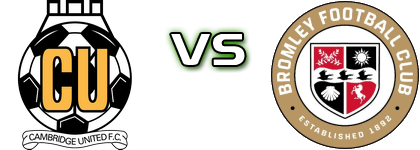 Cambridge - Bromley детайли и статистика Cambridge - Bromley детайли и статистика
