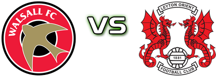 Walsall - Leyton Orient детайли и статистика