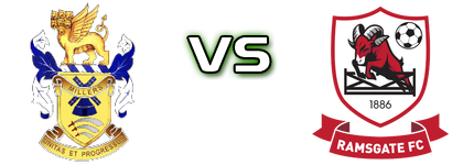 Aveley FC - Ramsgate FC detalji utakmice i statistika Aveley FC - Ramsgate FC detalji utakmice i statistika